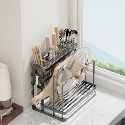 日本进口MUJIE不锈钢菜刀置物架