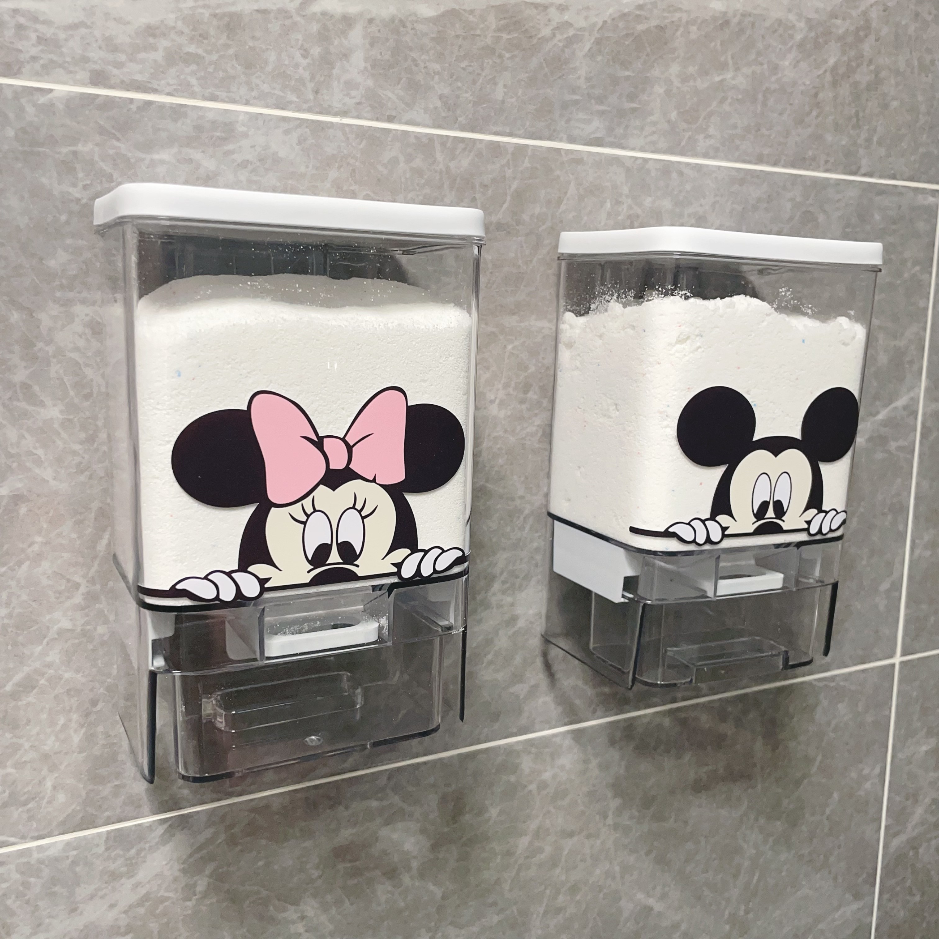 洗衣粉收纳盒大容量家用免打孔壁挂防潮防尘按压密封款专用储存盒,收纳整理,洗衣粉收纳盒/罐,淘宝优惠券,粉丝福利购,淘宝优惠卷