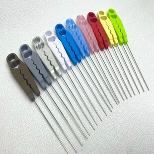 肌无力60拼豆豆针豆笔镊子双针简约省力款双针新手豆针便携携带