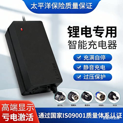 高端锂电池专用充电器48V60V36V