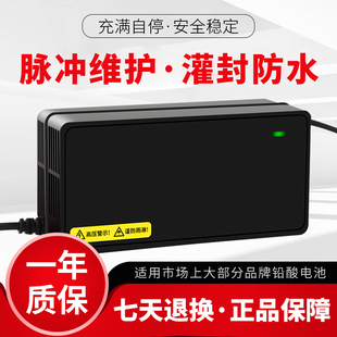 适用于倍特电动车电瓶充电器48V12AH60V20AH72V30AT孔通用