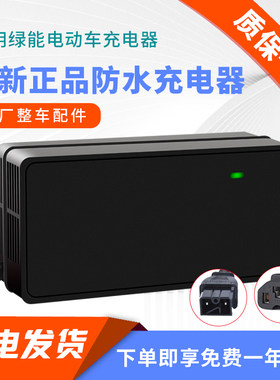 适用绿能电动车电瓶充电器48V12AH60V20AH72V32全新N字头