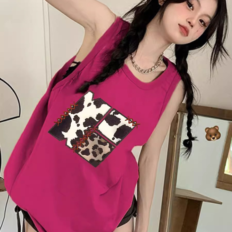 纯棉吊带坎肩跨栏背心无袖t恤女夏外穿高级感宽松慵懒风挂脖上衣,女装/女士精品,背心吊带,淘宝优惠券,粉丝福利购,淘宝优惠卷