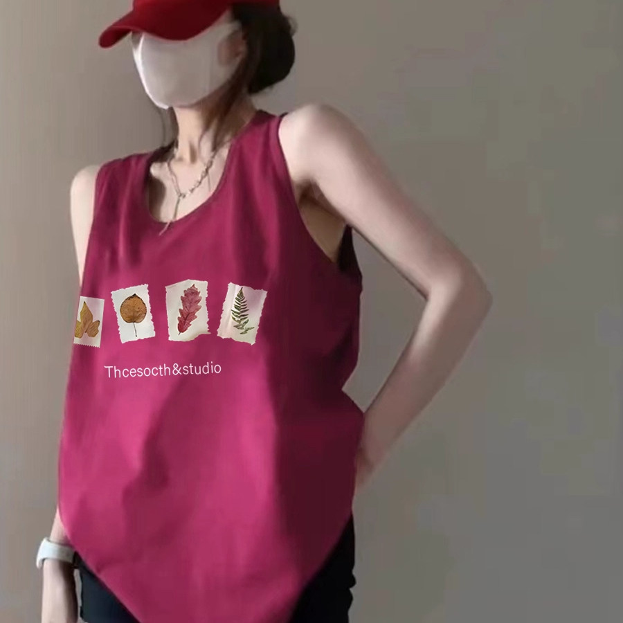 纯棉吊带坎肩跨栏背心无袖t恤女2025夏季外穿宽松篮球服挂脖上衣,女装/女士精品,背心吊带,淘宝优惠券,粉丝福利购,淘宝优惠卷