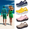 Beach shoes Crocs lovers 2019 new pattern Trend Exorcism non-slip Youth man Sandals slipper Dual use