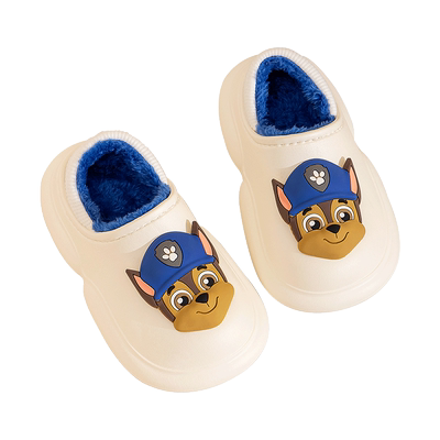 汪汪队卡通儿童冬棉拖鞋防水保暖