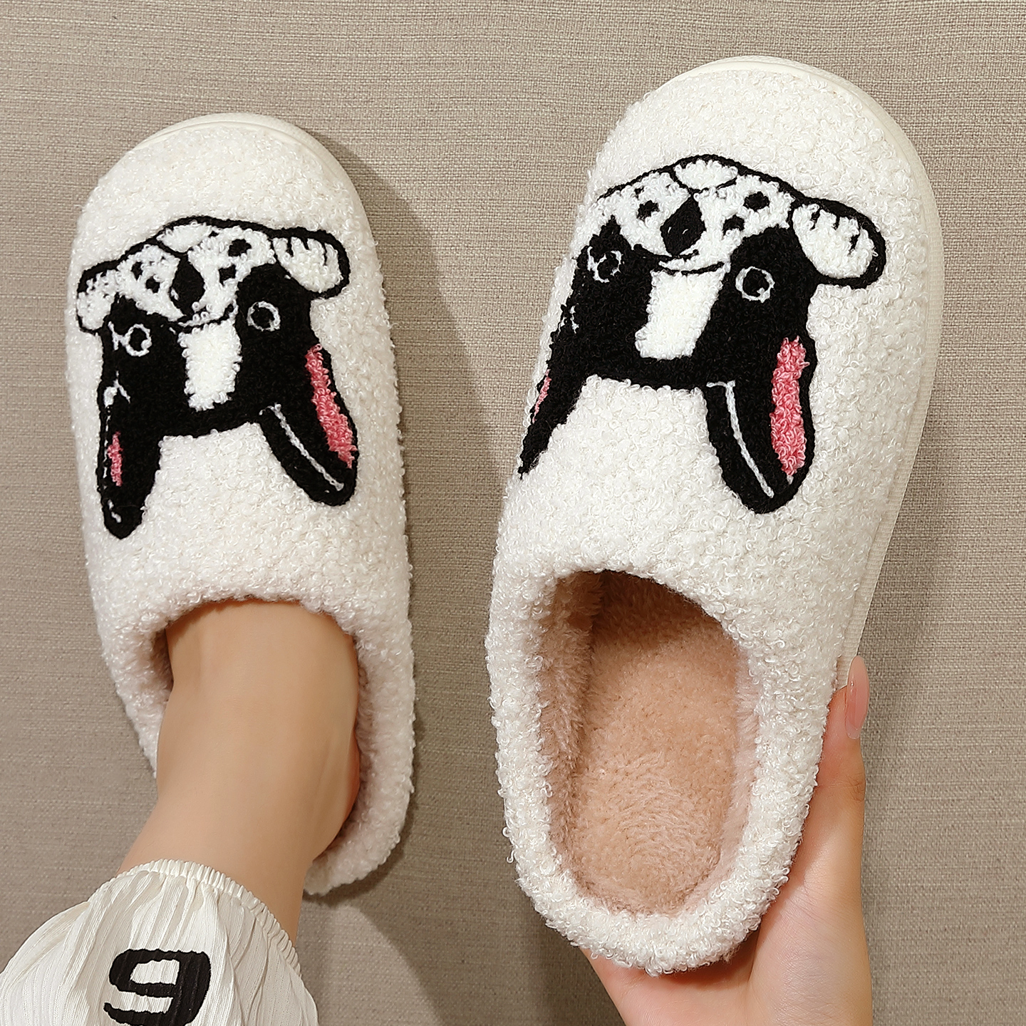 棉拖鞋女款秋冬季保暖防滑防臭