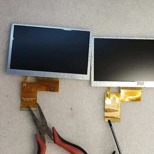 群创4.3寸显示屏AT043TN25 V2，功能正常使用，标