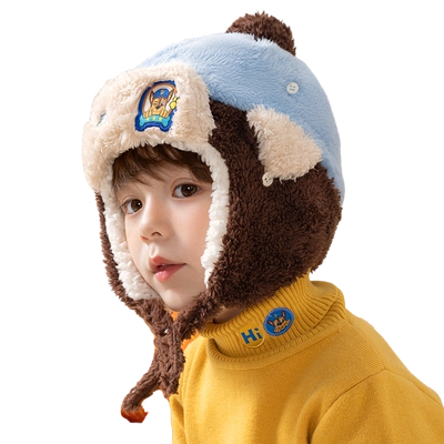 汪汪队儿童帽子秋冬季男童雷锋帽
