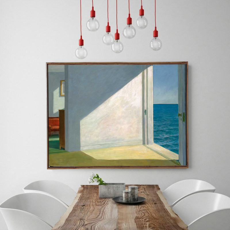 edward爱德华霍普北欧风装饰画