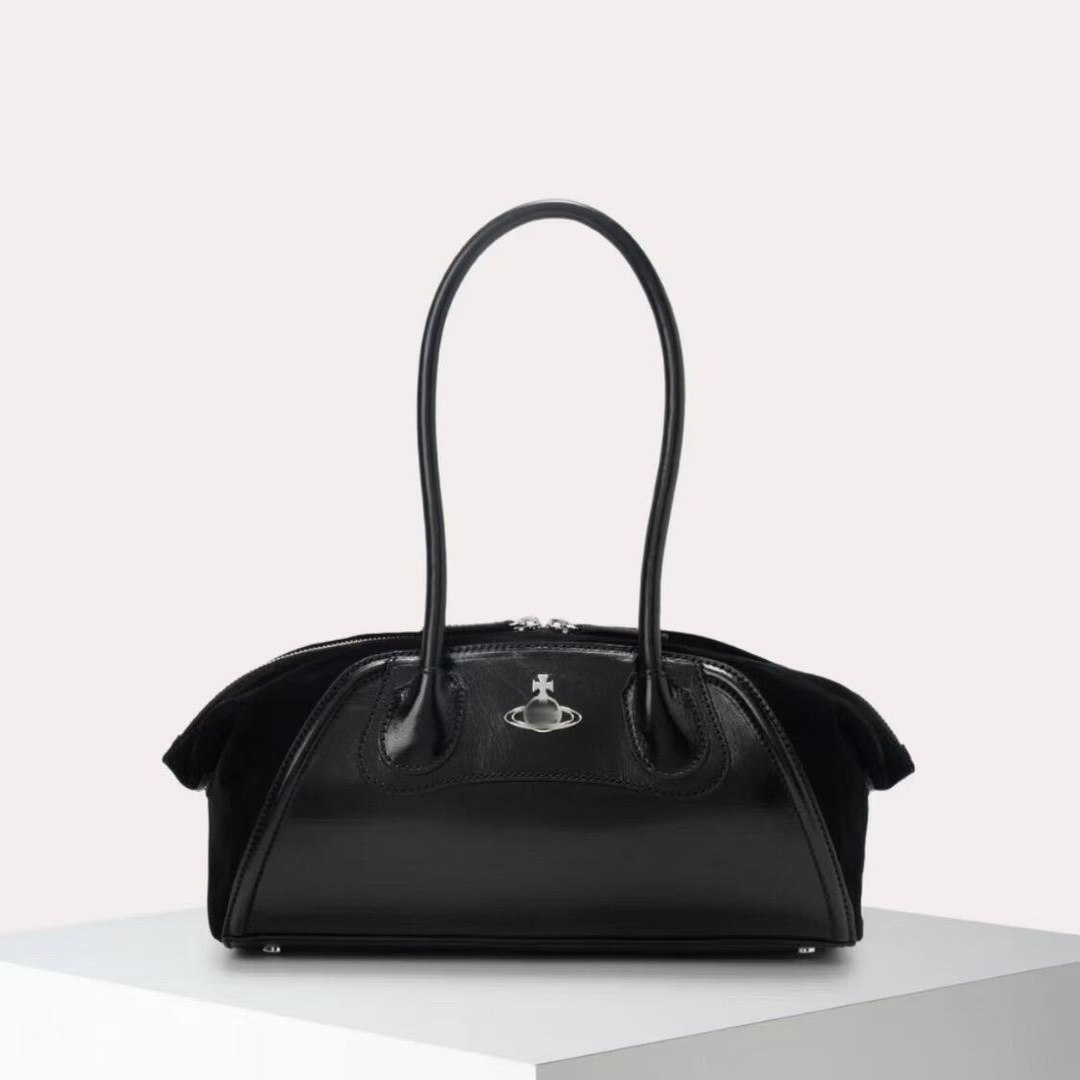 现货对版 土星大号法棍包贝壳包百搭保龄球包时尚通勤单肩腋下包