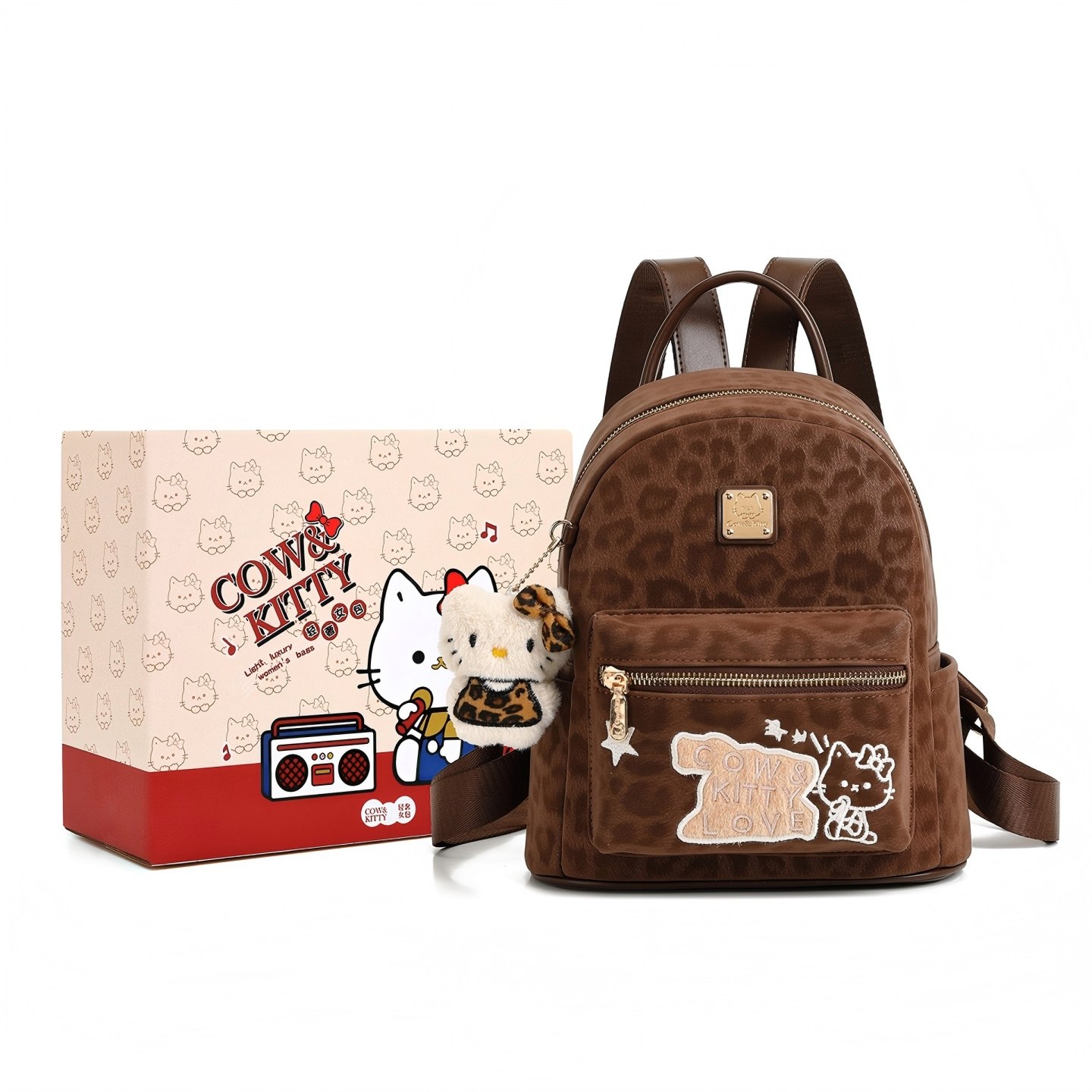 官网正品Cow&Kitty2026新款大容量双肩包女日常通勤旅游轻便背包,箱包皮具/热销女包/男包,双肩背包,淘宝优惠券,粉丝福利购,淘宝优惠卷