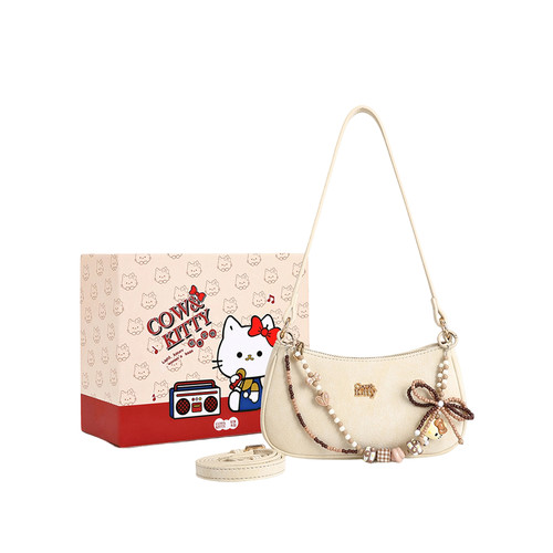 官网正品Cow&Kitty卡通腋下包女2026新款新月形百搭手提单肩包包
