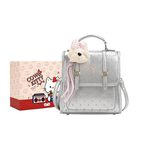 官网正品Cow&Kitty双肩包2026新款甜美学院风高颜值双肩包小背包