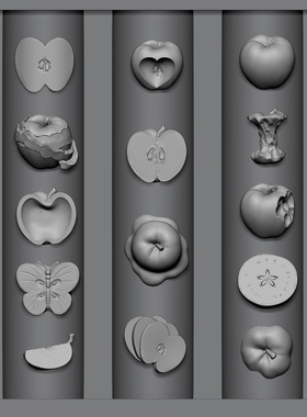 FingertipWorker｜联名墨尔色彩小众多样超好看精致苹果美甲模具