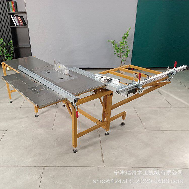 木工推台锯a无尘子母推台锯a全屋家具制造折叠精密摇臂推台锯厂