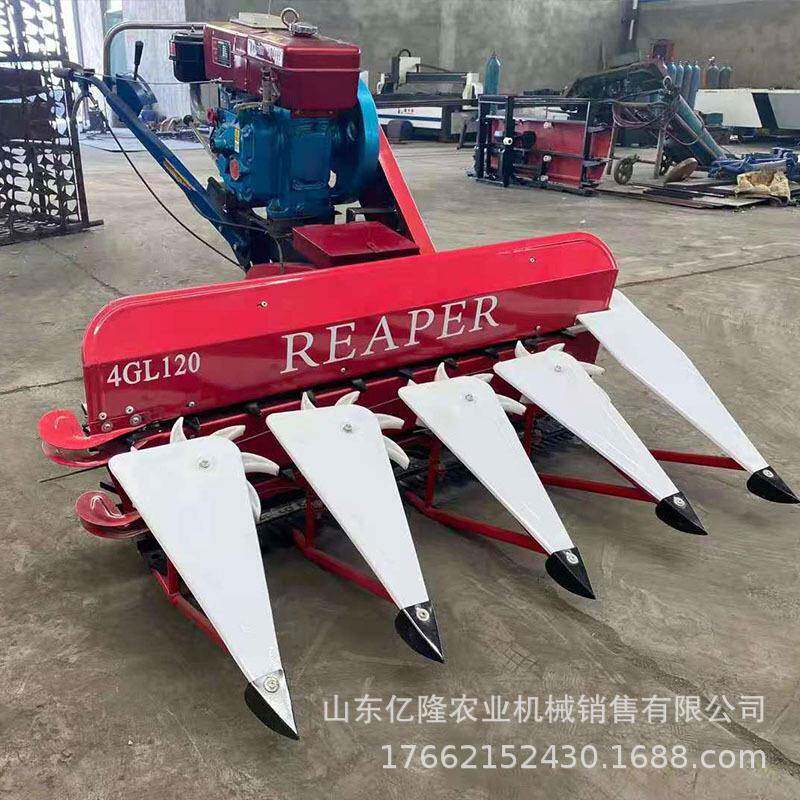 农用谷子放高粱杆割倒机片 米秸秆机价格 油菜黑麦yl-150草割玉晒