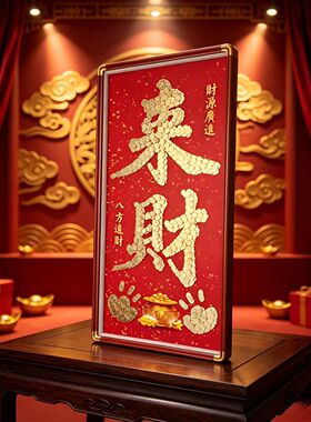 来财手工实木玄关客厅DIY材料包