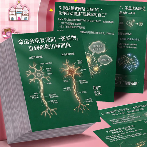 大脑可塑性掌握暂停思维突破旧模式开启全新人生自我觉察成长贴纸