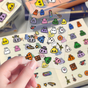 八仙子转印贴】喜人奇妙夜2卡通3D趣味可爱Q版卡通周边防水贴纸