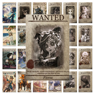 新款108张第五人格传单贴纸二次元壁纸记忆余烬组作曲家周边diy