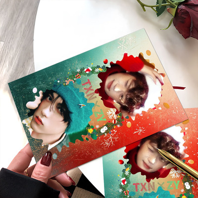 【圣诞雷朋小卡】田栩宁梓渝双人头像圣诞氛围感小卡粉丝周边物料