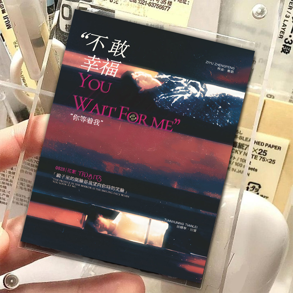 54张雷朋电影海报拍立得雷朋双人电影海报风小卡粉丝周边物料
