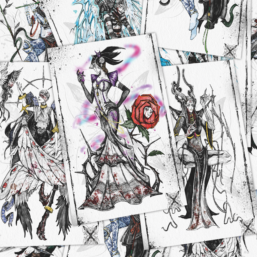 第五人格小卡】手绘二次元游戏角色周边正反双面小卡明信片收藏