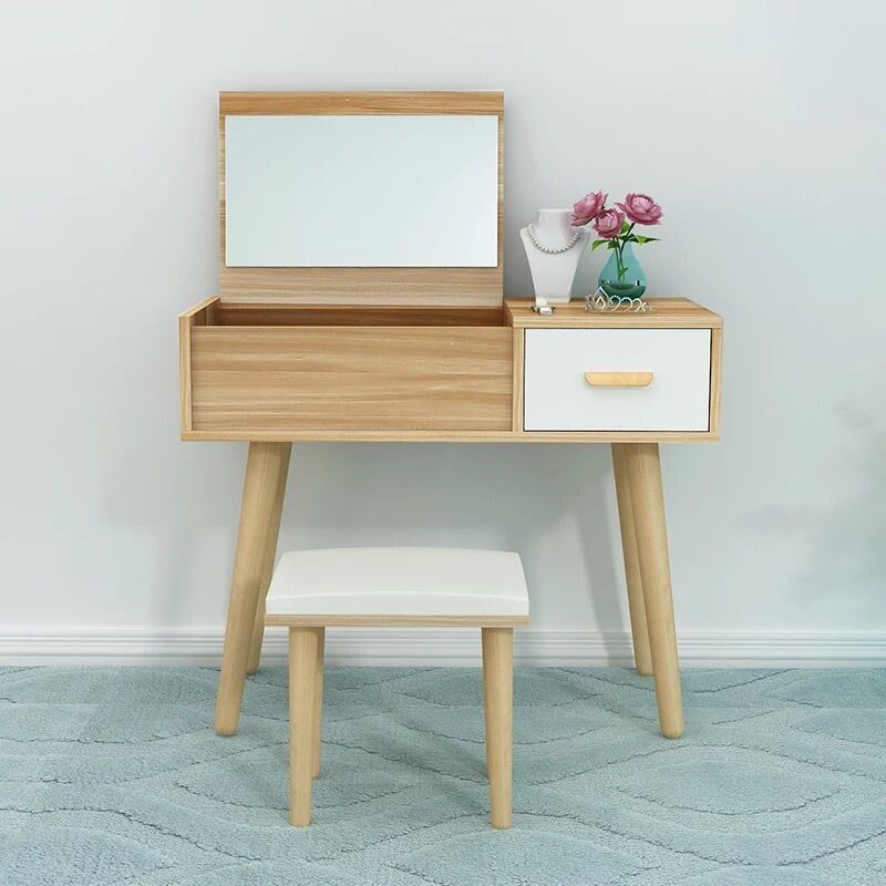 fashion small-scale new pattern Korean dresser mirror hide Sweet Room Side cabinet Storage dustproof Table foldin the Residential furniture , Tables , Dressing/Desk  category - from Buy2taobao.com to provide professional Taobao agent buy service