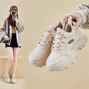 新款 街拍AK610 老爹鞋 学生运动厚底增高休闲鞋 女2025秋季 ins韩版