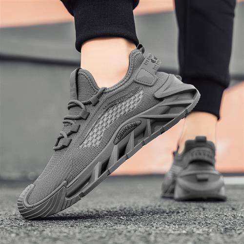 帕拉鞋男款2025新款夏季飞织网面透气冰丝空调鞋软底运动休闲鞋子