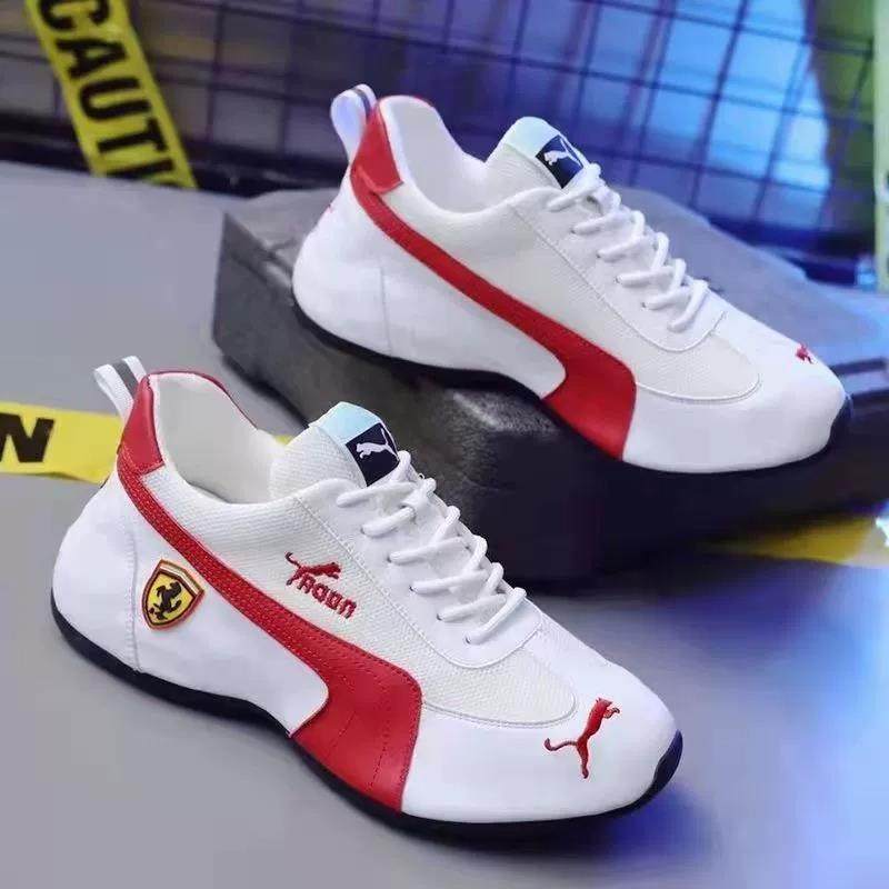 灰灰商贸秋季男女同款老爹鞋马到成功皮蓬鞋男士时尚百搭运动鞋子