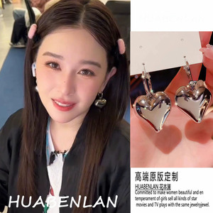 2026乘风浪姐阚清子同款耳环银色