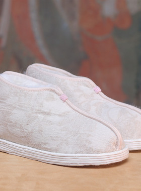 2025老北京棉鞋女冬季保暖加绒一脚蹬传统农村手工千层底中式布鞋