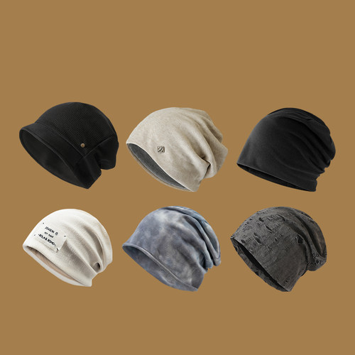 韩系时尚不洗头堆堆帽子女秋冬