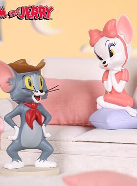 enesco 正版猫和老鼠盲盒手办友谊小船周边公仔摆件生日礼物