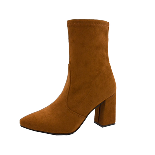 显脚小马丁靴女英伦风网红靴子女夏季薄款短靴春秋单靴高跟瘦瘦鞋