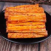 湖南特产手撕香辣豆皮重庆麻辣自制网红辣条零食小吃学生怀旧125g