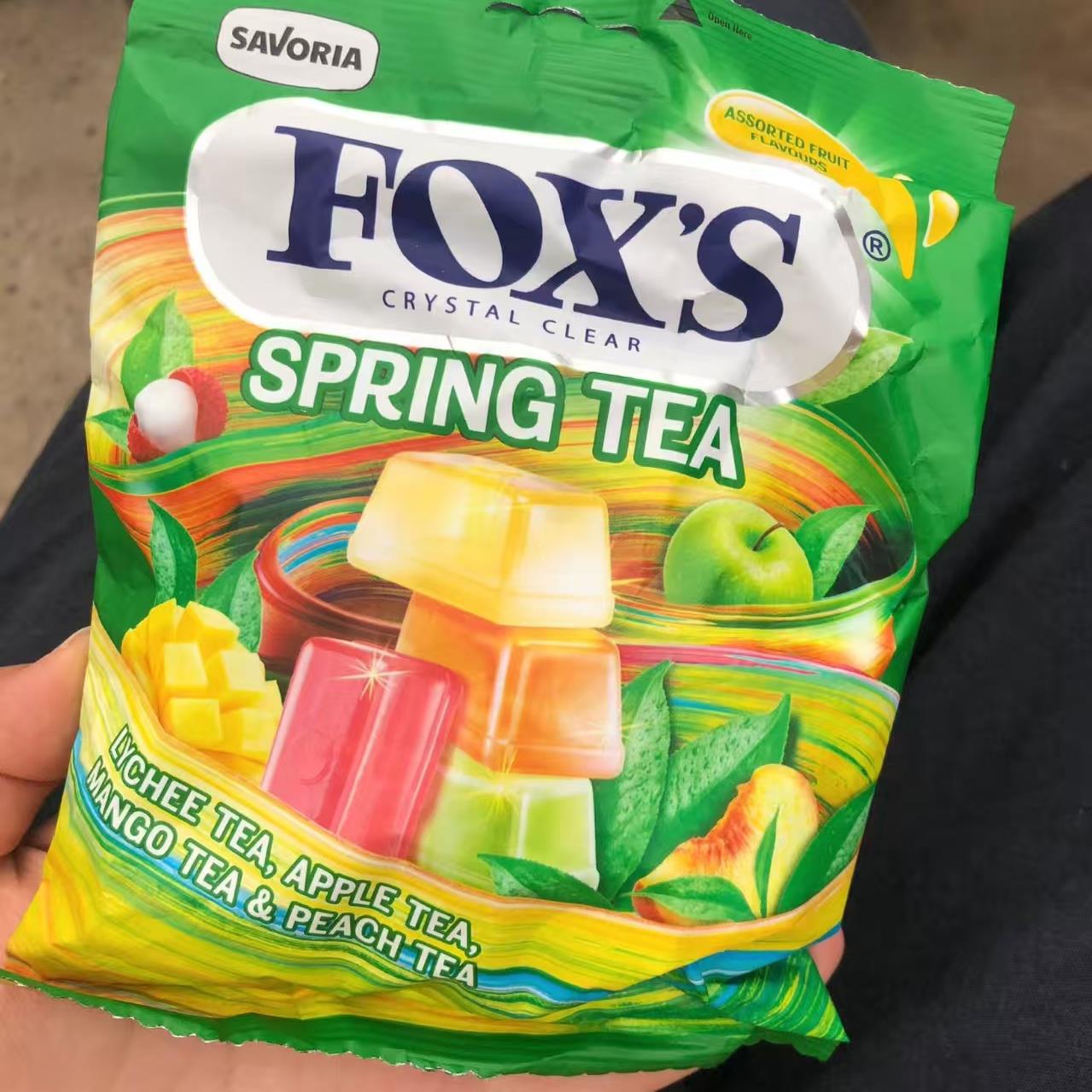 印尼进口FOXS罐装水果硬糖