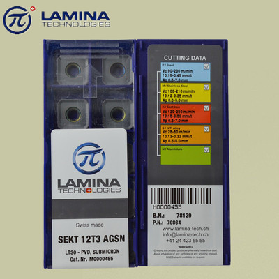 瑞士Lamina铣刀片SEKT12t