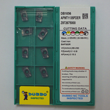 DUBBO NC TOOLS多宝铣刀片APMT1135PDER DB156加硬材质小R0.8