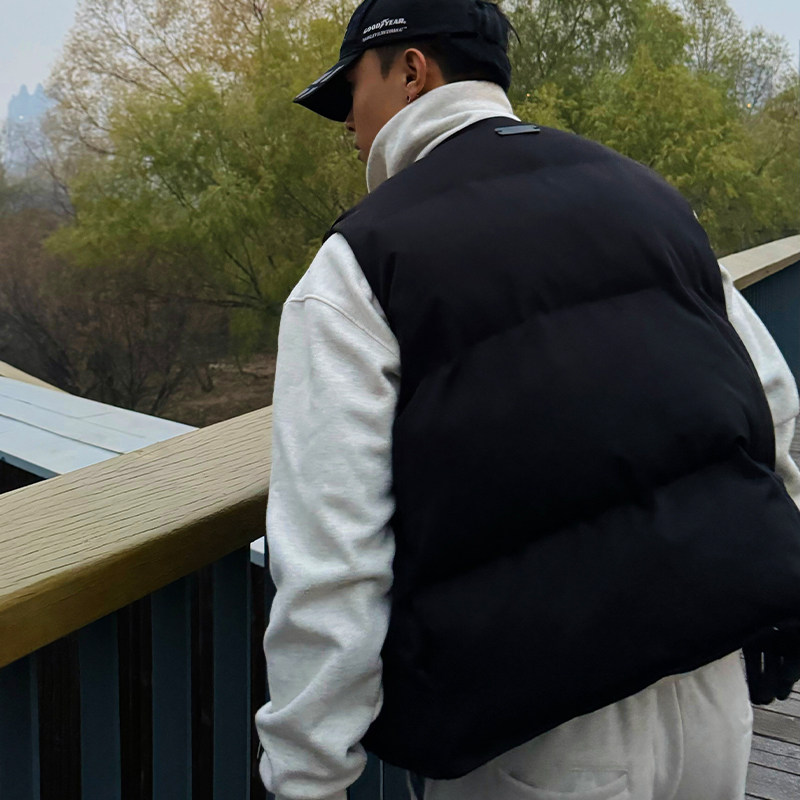 COSSMOR美式基础羽绒棉马甲加厚保暖重磅休闲棉衣男冬季,男装,棉衣,淘宝优惠券,粉丝福利购,淘宝优惠卷