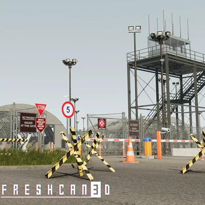 Unity 军事基地机场 Military Airport Base Environment HDRP1.0