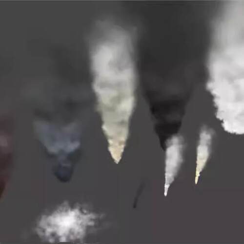 unity3d粒子特效Realistic Smoke VFX现实的烟雾冒烟特效游戏素材