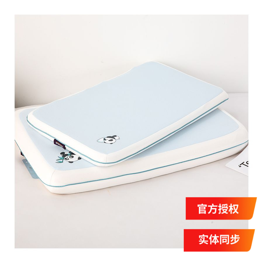 多喜爱婴幼儿枕头线下实体店同款A类食品级硅胶透气可水洗护颈枕