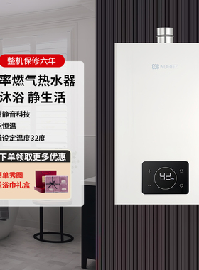 NORITZ/能率 GQ-16E5FEXQ/13E5FEXQ零冷水燃气热水器13/16L静音