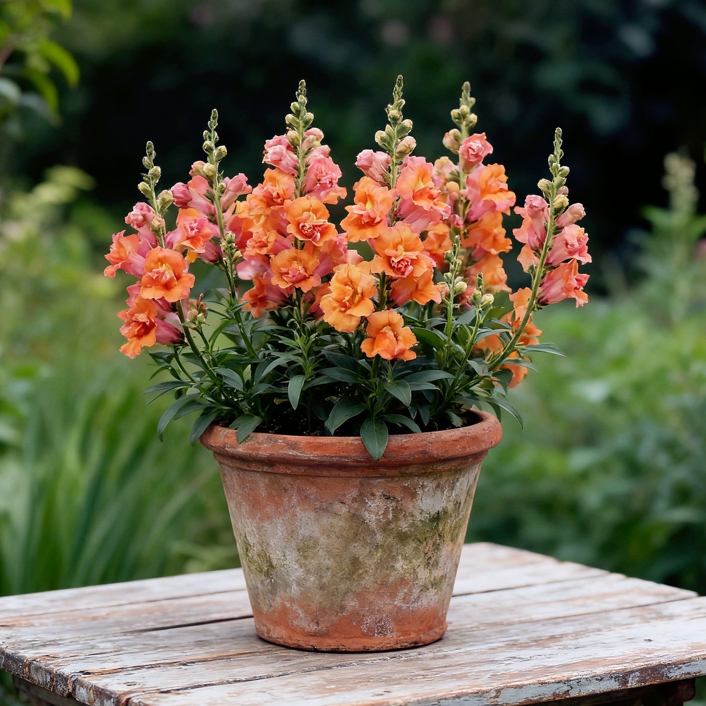 进口重瓣矮杆金鱼草种子/双子星/古铜渐变耐寒矮生金鱼草春秋播