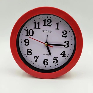 跳秒小闹钟床头小座钟简约个性省电学生放桌上挂墙叫醒数秒闹钟