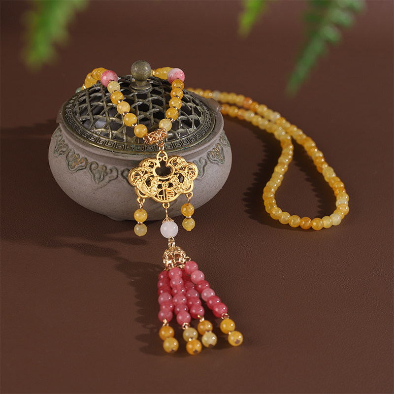 古风汉服配饰璎珞项链新中式国风马面裙旗袍日常百搭配饰古装项链,模玩/动漫/周边/娃圈三坑/桌游,古风/国风配饰,淘宝优惠券,粉丝福利购,淘宝优惠卷