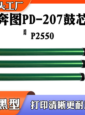 适用奔图P2550 PD-207鼓芯 硒鼓芯 打印机鼓架粉盒单鼓 感光鼓芯
